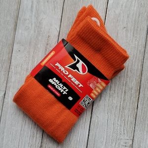 NWT Orange Ball Socks (kids size small)